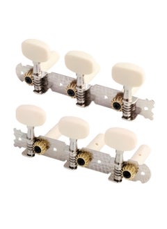 Generic Classical Acoustic Guitar Tuning Machine Heads Pegs Keys Tuners Pair L+R With Screws  - Image 1