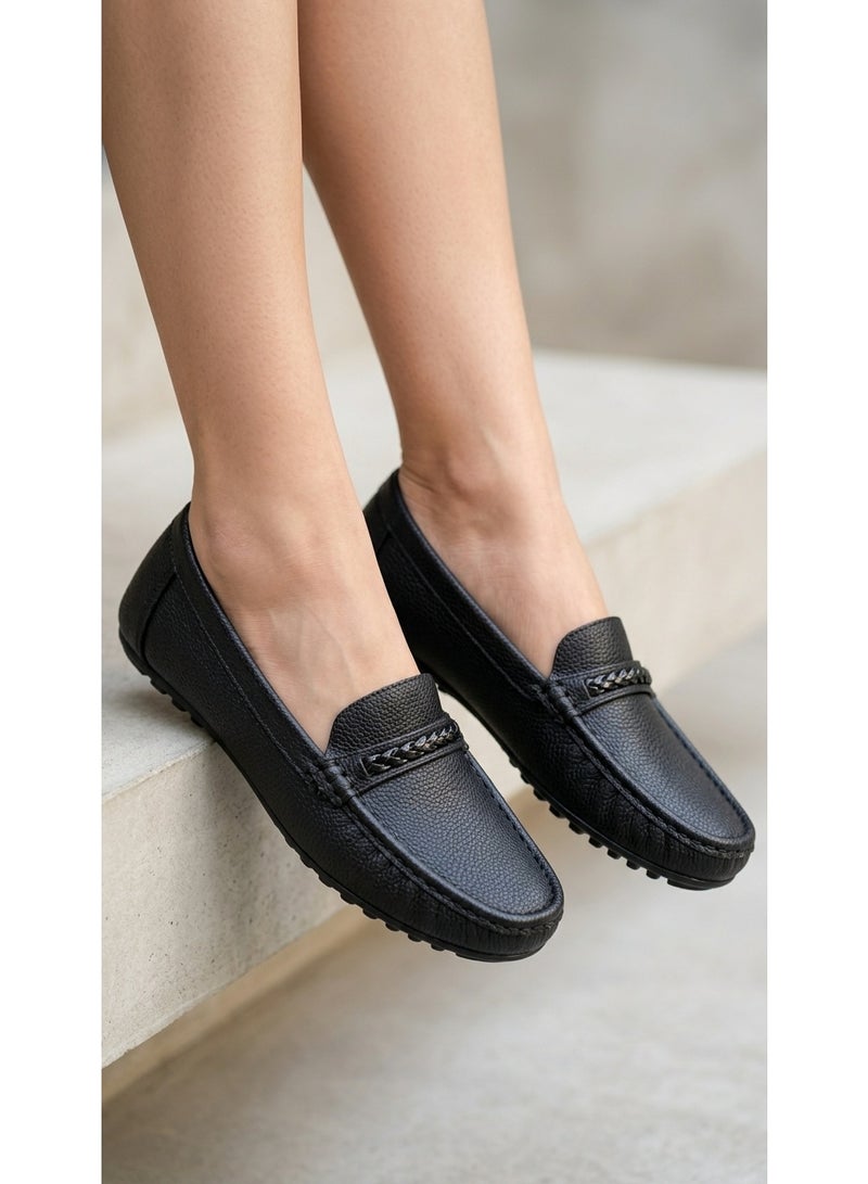 Classic women's loafer shoes - Image 4
