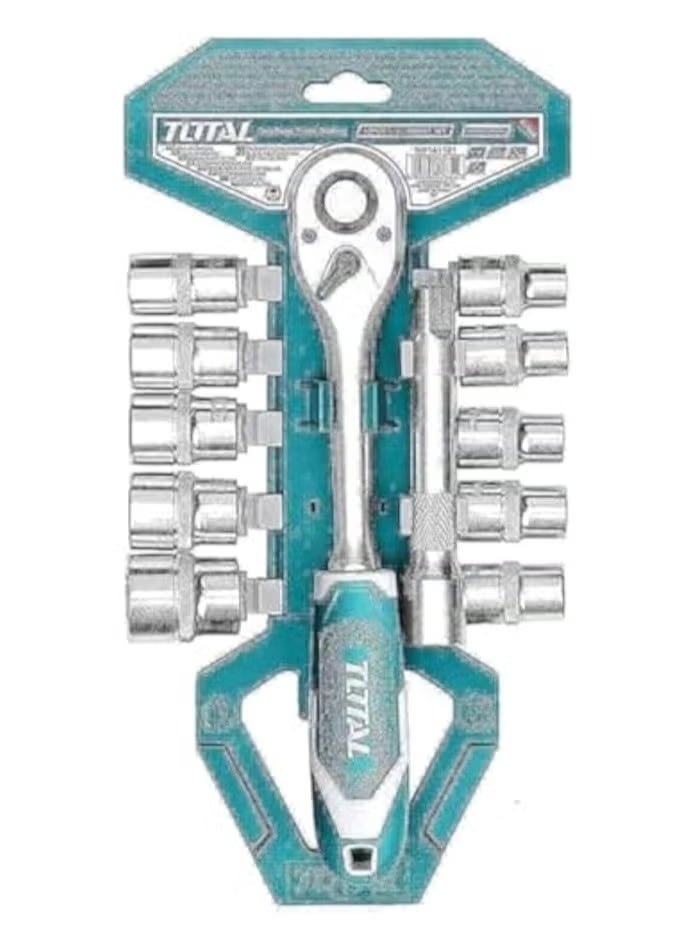 TOTAL 12-Piece Half-Inch Socket Set - THT141121 - Total