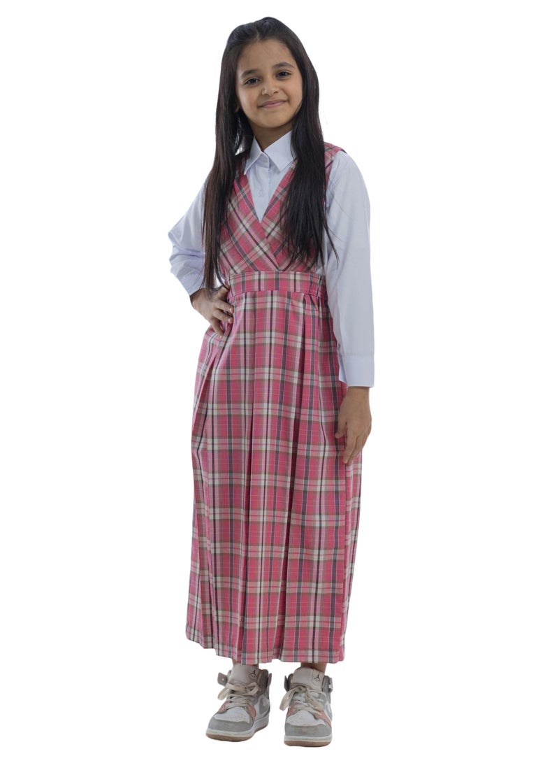 مريول لارا مريول اكس مودي وردي كاروهات غامق - Image 2