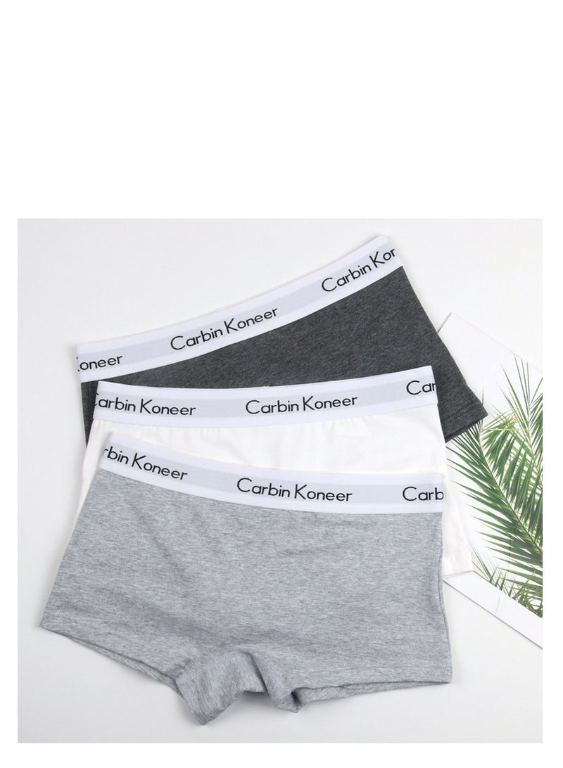 Womens Medium Rise Trunk Boxer Shorts(Pack of 3)  - Image 1