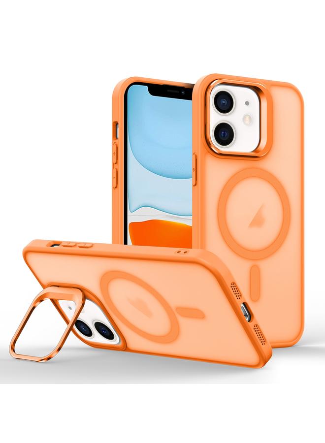 S-TOP Case For iPhone 11 Skin Feel Lens Holder Magsafe Phone Case - Image 1