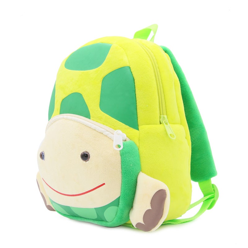 Cute Zoo Children'S Schoolbag Backpack Plush Backpack Animal Turtle Early Childhood Education Burden Reduction Bag - Image 5