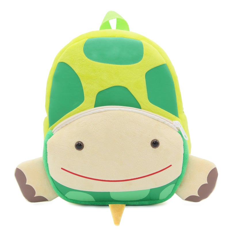 Cute Zoo Children'S Schoolbag Backpack Plush Backpack Animal Turtle Early Childhood Education Burden Reduction Bag - Image 4