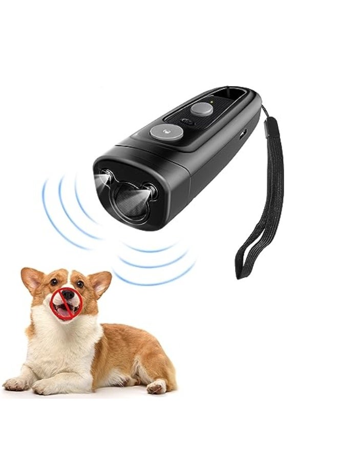 Generic Bolivia's Anti Barking Device, Ultrasonic Dog Barking Deterrent, Dog Barking Control Devices with LED Flashlight, Anti Dog Barking Control Device for Almost Dogs, 25 FT Range Rechargeable  - Image 1