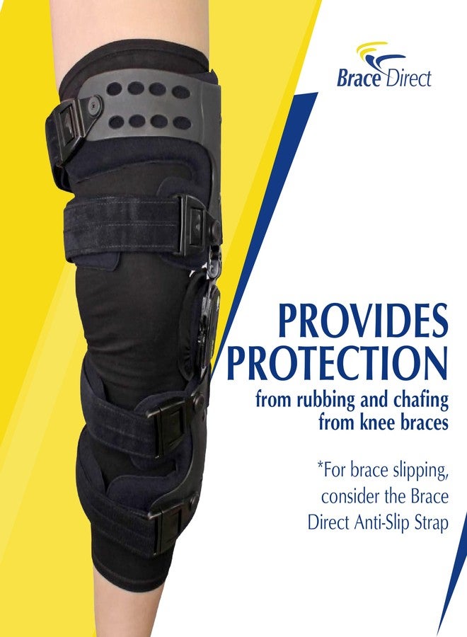 Brace Direct Knee Brace Undersleeve - Compression Liner for Under Orthopedic Knee Supports - Non-Slip Breathable Sleeve for Skin Protection, Chafing & Rash Relief (L/XL - 21"-31") - Image 3