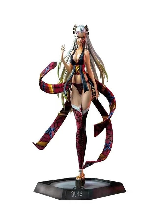 Trunkin Demon Slayer Kimetsu no Yaiba - Daki Upper Moon Six Demon Action Figure | PVC Villain Brother Sister Anime Figurine Collectible Model Toy - 30 Cms, Polyvinyl Chloride, Multicolor - Image 1
