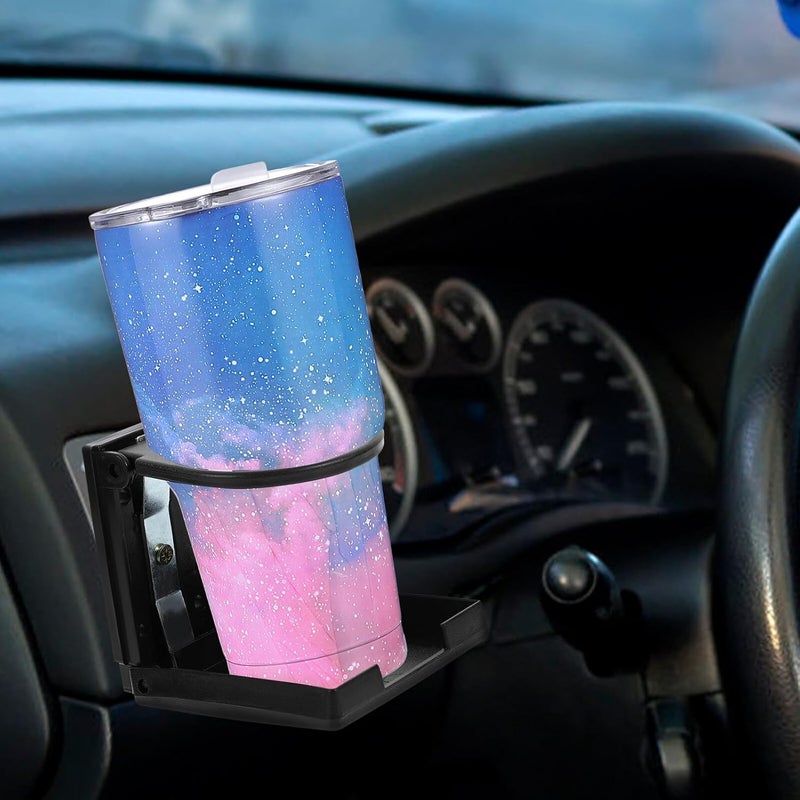 Car Cup Holder Black Portable Cup Mount Car Water Bottle Container for Vehicle Interior Use - Image 4