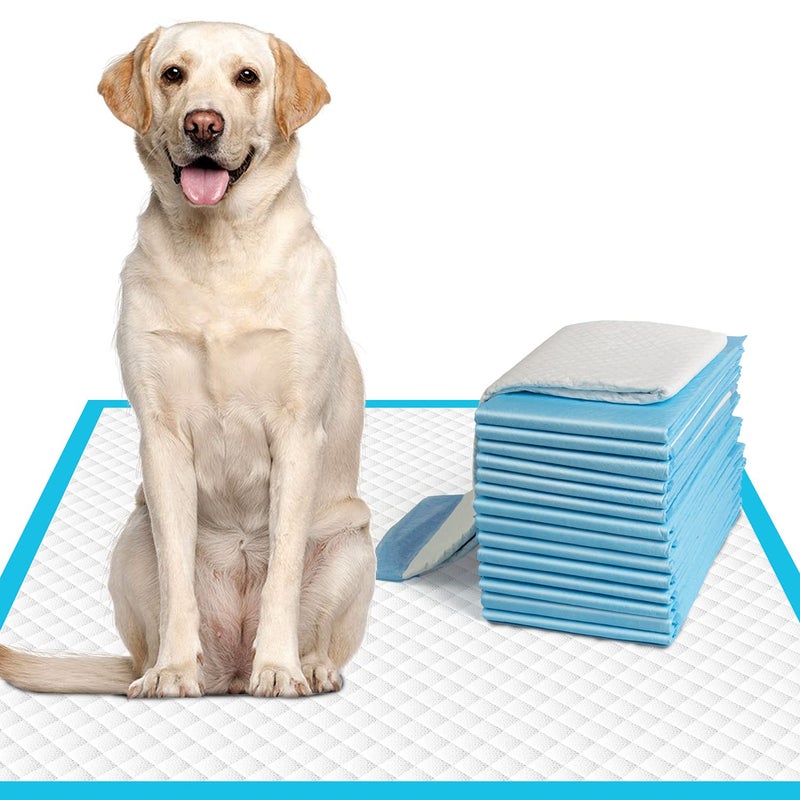IMMCUTE Dog Pee Pads Extra Large 28"x34", X-Large Training Puppy Pee Pads Super Absorbent & Leak-Proof, XL Disposable Pet Piddle Pad and Potty Pads for Dogs, Puppies, Doggie (18 Count) - Image 1
