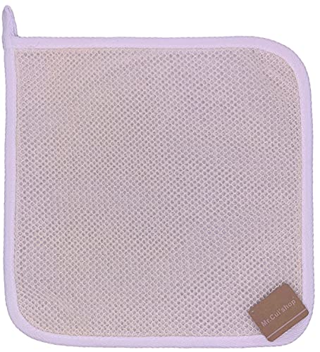 Mr.Cui'shop 4 pcs/set 2 Soft Weave Home Spa Exfoliating Face and Body Wash Cloths, Dual-Textured for Shower & 2 Bath Spa Puff Scrubber Ball - Remove Dead Skin - Great for Skin Care in the Bath - Rich Foams Bubble - Image 4