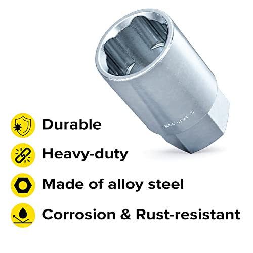 StanceMagic 5 Spline Socket Key - Rust-Resistant Alloy Steel - Not for Lug Nuts - 1 Piece - Image 5