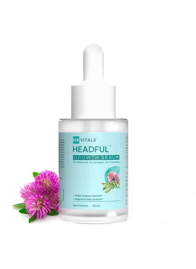 HEALTHKART - Hk Vitals Headful Growth Serum With 3% Redensyl, 2% Anagain, & 2% Cressatine (30Ml) | For Hair Growth & Strong Hair | Dermatologically Tested - Image 1