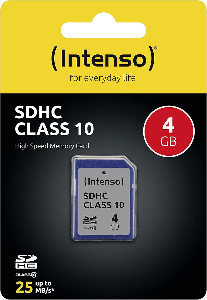 Intenso 4GB SDHC Memory Card Class 10 Blue - Image 4