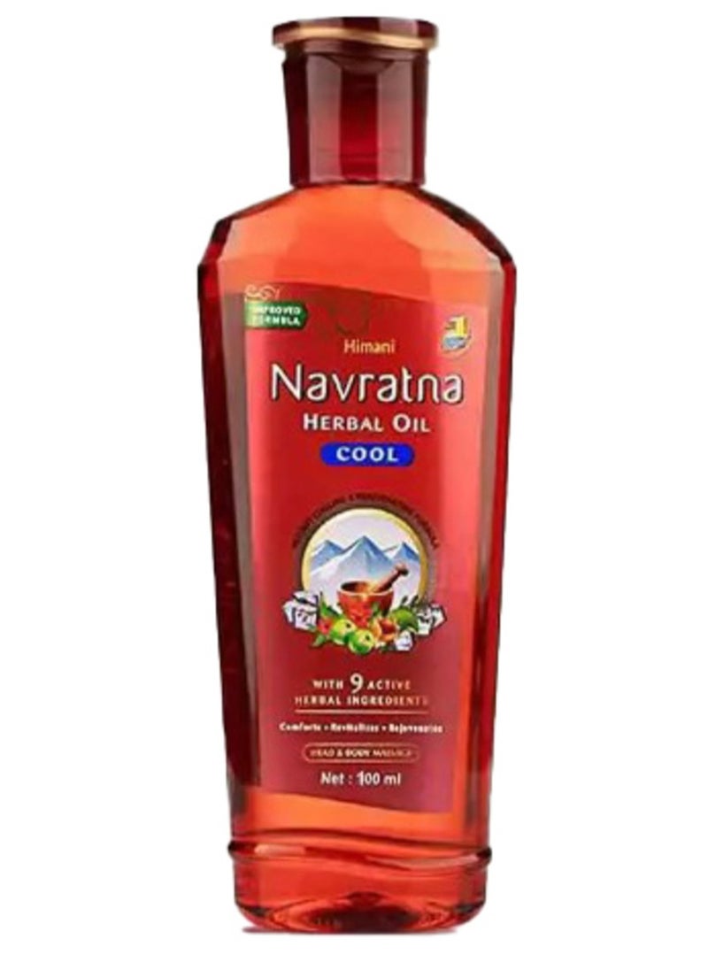 Navratna Head & body Massage Herbal Cool Oil 100 ml 