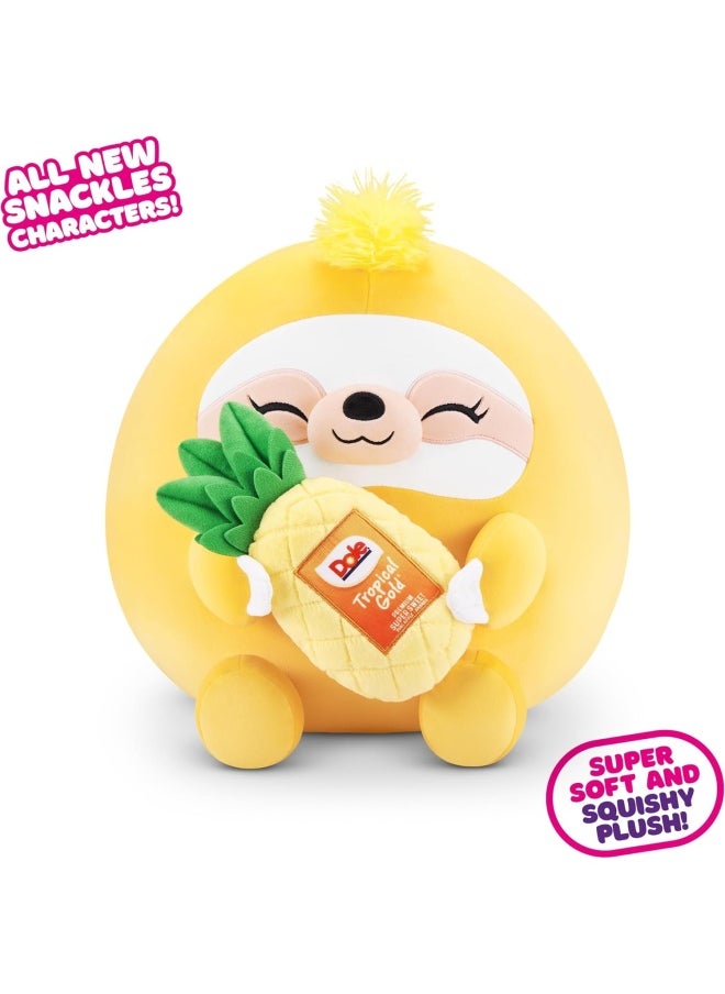 SNACKLES - Snackles Series 2 Sandy the Sloth with Pineapple Dole Plush (40.64 cm) - Image 1
