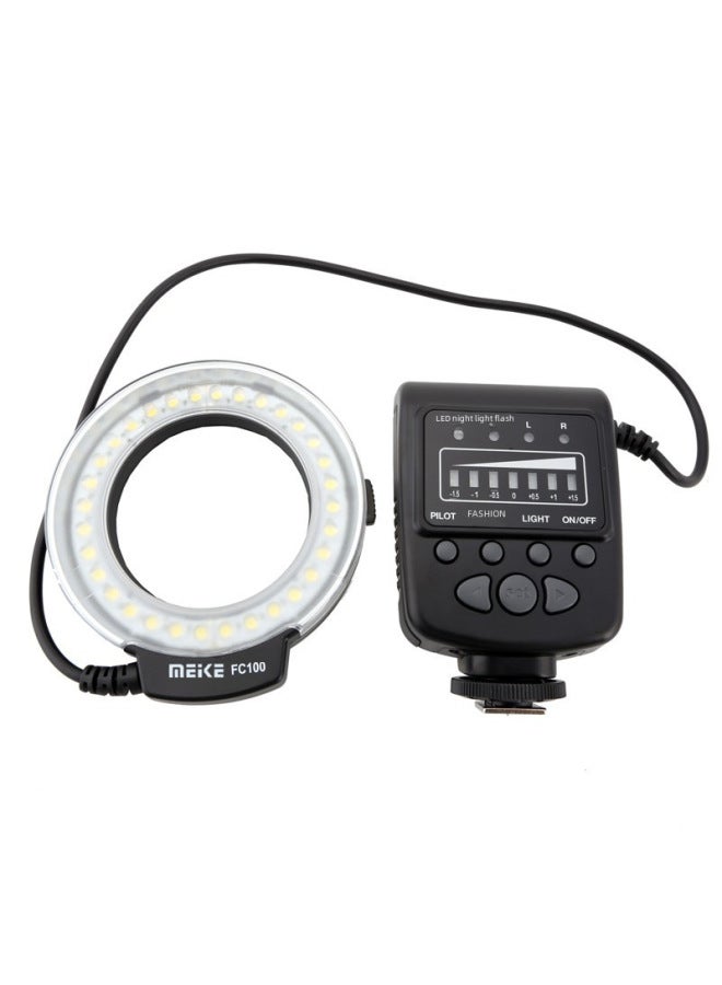 Fc100 Digital Circular Flash Light Macro Single-point Hot Shoe High-speed Sync For Canon Nikon-Color:FC100 Single Contact Canon/Olympus  - Image 1