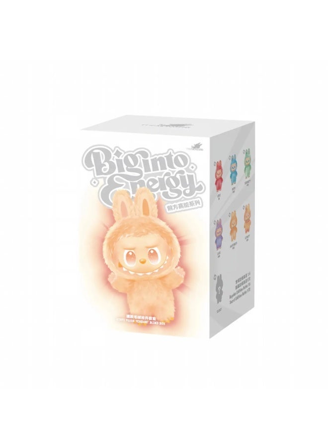 Doll pendant Labubu vinyl face plush blind box Macaron 1 single box(High quality version) - Image 3