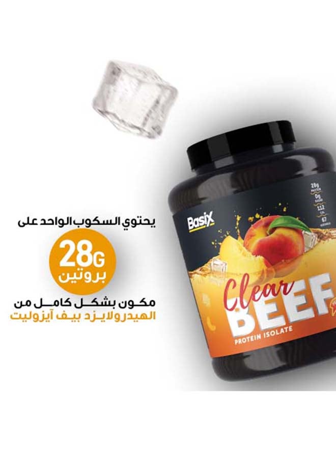 Basix Beef Protein Isolate Peach Ice Tea Flavour 4.4lb - Image 3