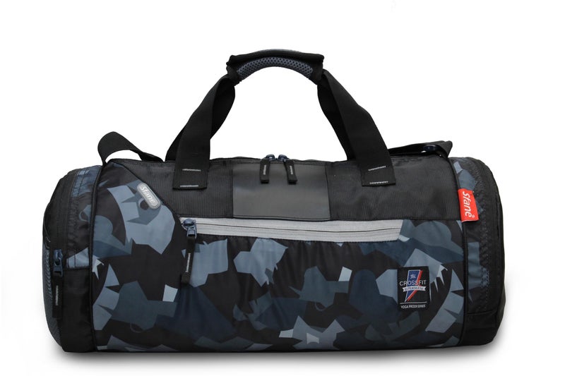 Sfane Sports Duffel Gym Bag for Men & Women (Jet Black) - Image 1