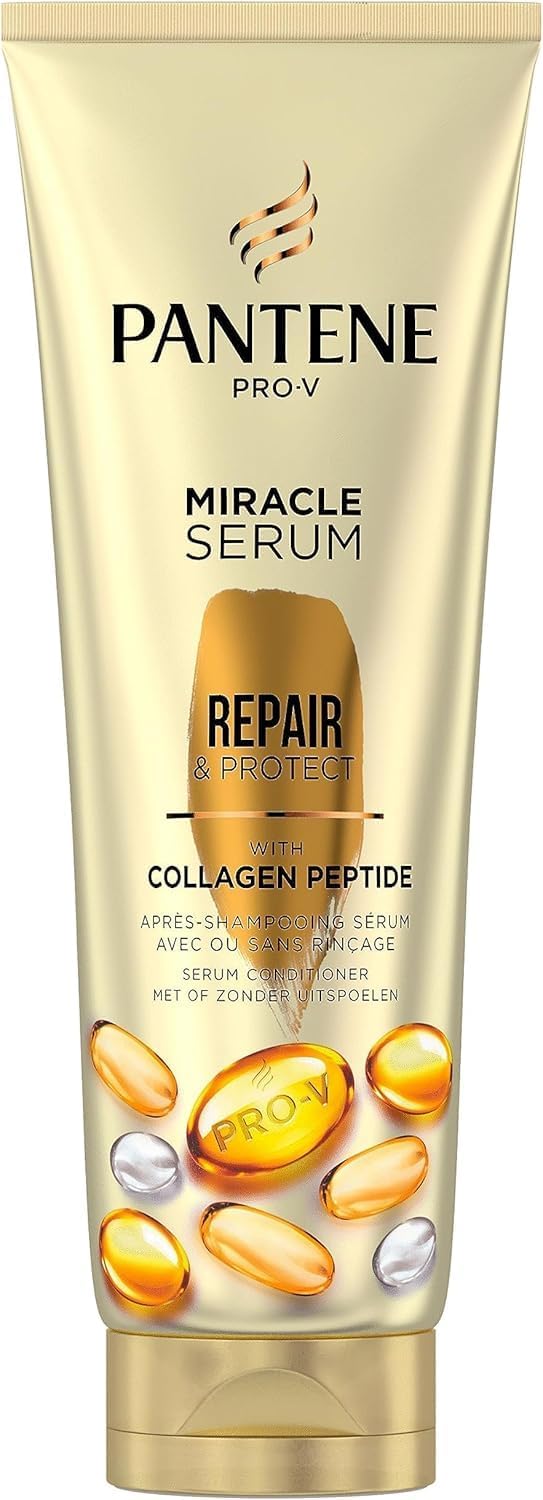 Pantene ProV Repair Care Miracle Serum Conditioner Intensive Treatment with Collagen Peptides 3x Stronger Hair 3 Layers Deep 160 ml