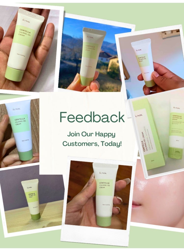 آي يونيك حل الاحمرار والبشرة الحساسة – كريم جل iUNIK Centella Calming لتهدئة البشرة وترطيبها وإصلاح الحاجز - Image 2