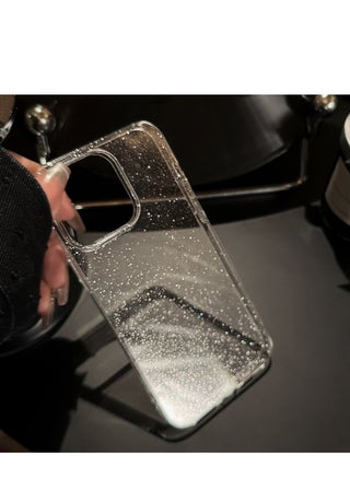 iPhone 16 Pro Transparent Glitter Case
