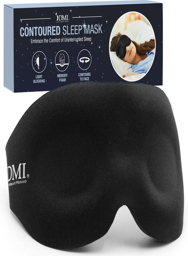 DMI Contoured Cloud Rejuvenation Sleep Mask | Zero Pressure | Game-Changing Comfort | 3D Eye Masks for Sleep | Adjustable Strap, Breathable & Soft, 100% Blackout Technology - Image 1