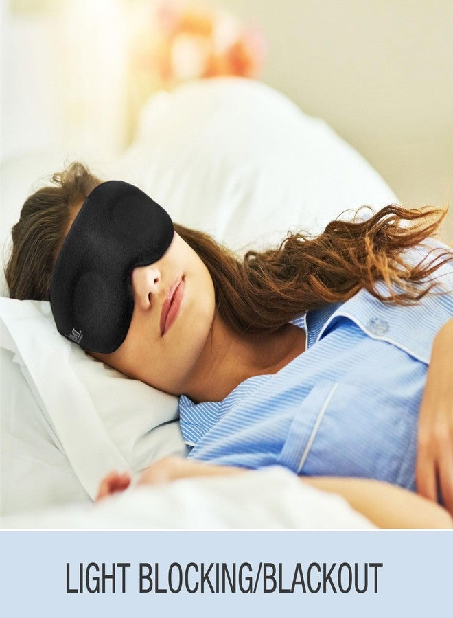 DMI Contoured Cloud Rejuvenation Sleep Mask | Zero Pressure | Game-Changing Comfort | 3D Eye Masks for Sleep | Adjustable Strap, Breathable & Soft, 100% Blackout Technology - Image 2