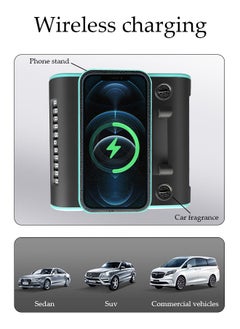 DUNISO Multi-Function Car Fan Portable Car Fans , Car Air Condition 12v with Phone stand Suits for Car Truck RV SUV Boat Vehicles  - Image 3