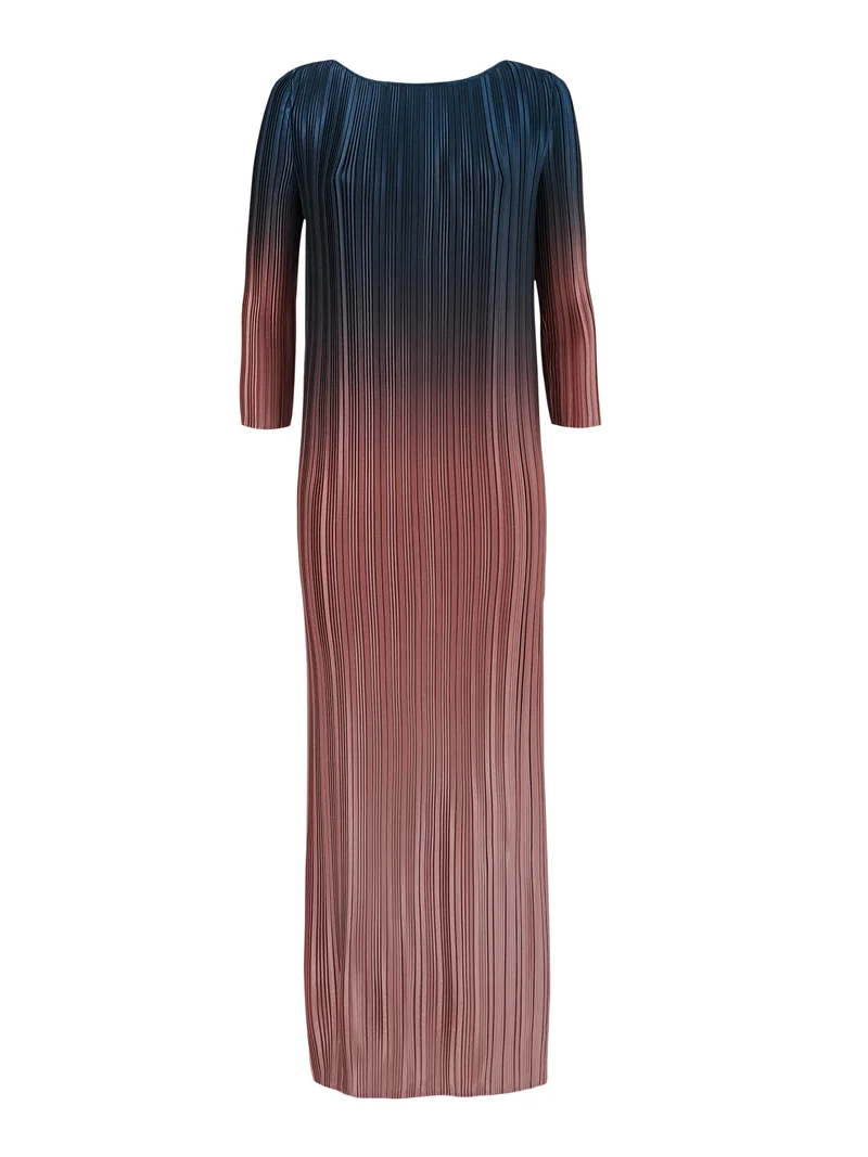 leem Ombre Pleated Dress