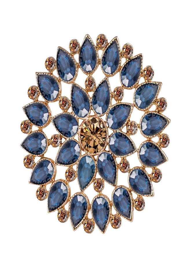 JFL - Jewellery for Less Combo of Stylish Gold Plated Polki Stone Studded Maang Tikka with Dangler Earrings and Adjustable Finger Ring for Women and Girls - Image 4