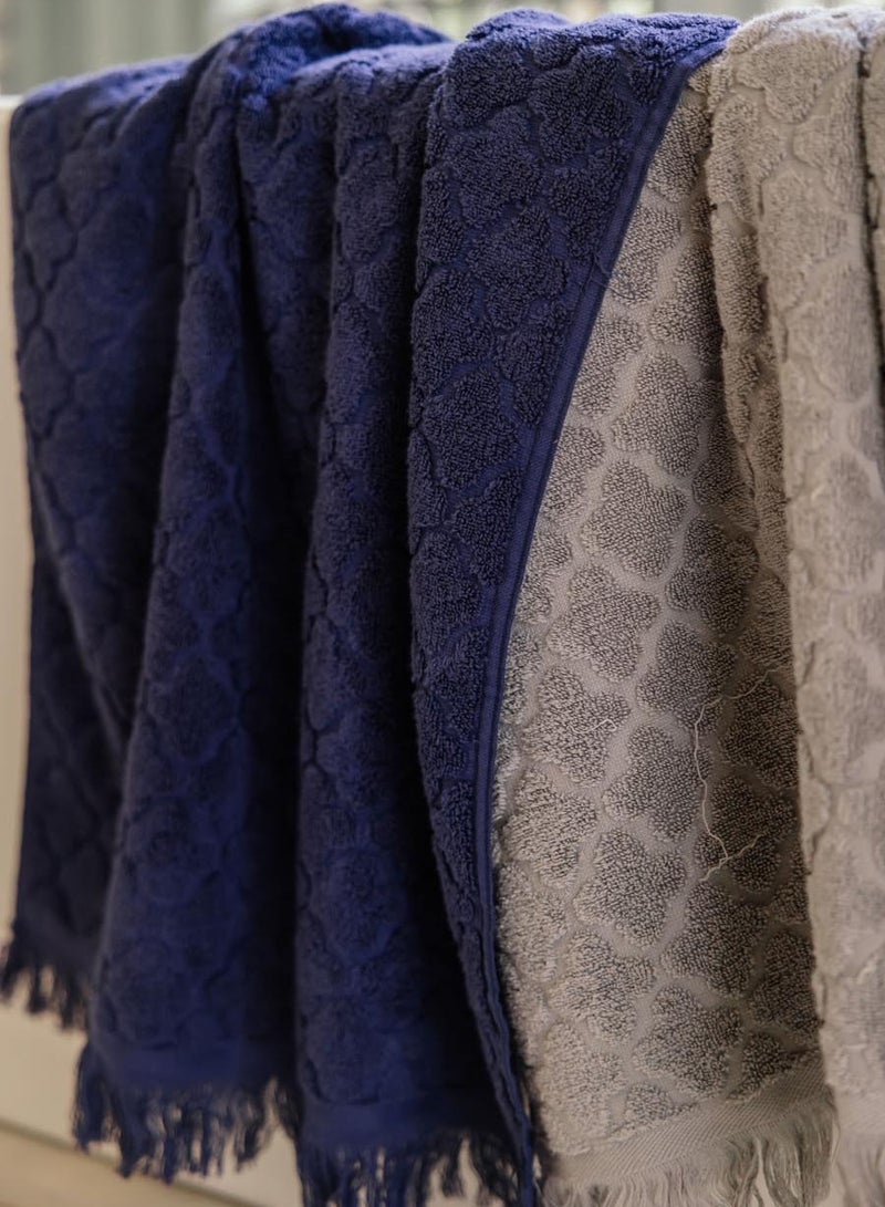 More cottons  منشفة جاكار تريفلز 600 جرام لكل متر مربع 50 × 100 سم  - Image 1