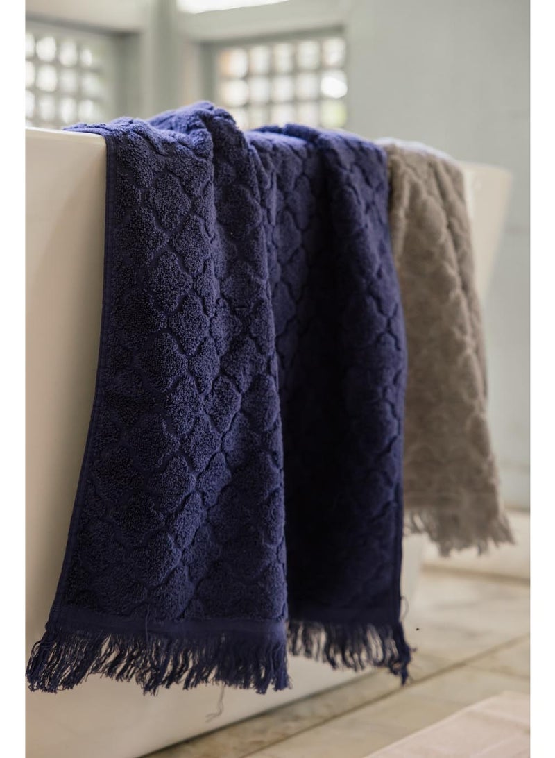 More cottons  منشفة جاكار تريفلز 600 جرام لكل متر مربع 50 × 100 سم  - Image 4