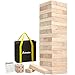 Aivalas Giant Tumbling Timber Games 60 Blocks Large Tower Outdoor Game  Includes Carry Bag and Scoreboard Wood Stacking Backyard Game Grows Up to 5FT for Kids Adults Family - Image 4