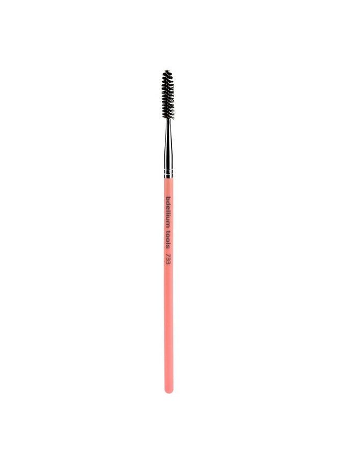 Bdellium Tools Professional Makeup Brush Pink Bambu Series 733 Lash  - Image 2