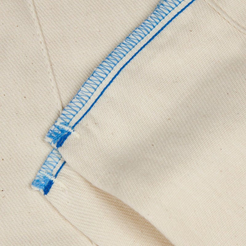 OsoCozy Unbleached Prefold Cloth Diapers 100% Cotton, Durable, Soft, Absorbent, Sustainable & Economical - dims, Fits size range. - (Size) - Image 5