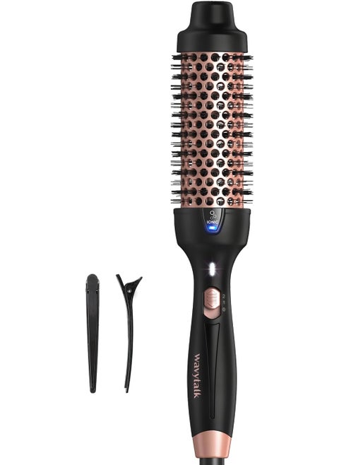 wavytalk Wavytalk Thermal Brush for Blowout Look Blowout Express 15 Inch Ionic Thermal Round Brush Makes Hair Smoother Get Natural Curls Dual Voltage Easy to Use 