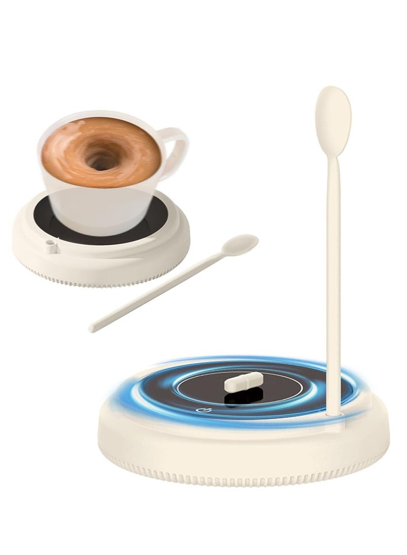 Upgraded Rechargeable Automatic Stirrer - High-Speed Self-Mixing for Various Cups, Made of Food-Grade PP Material, Perfect for Blending Coffee, Milk Powder, and Protein Shakes at Home or Office. - Image 1