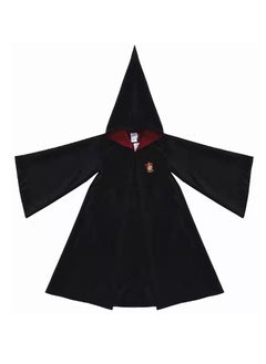 YelaJoy Harry Potter Robe, Deluxe Wizarding World Hogwarts House Themed Robes for Children, Gryffindor Dress Up Costume, Black & Red  - Image 1