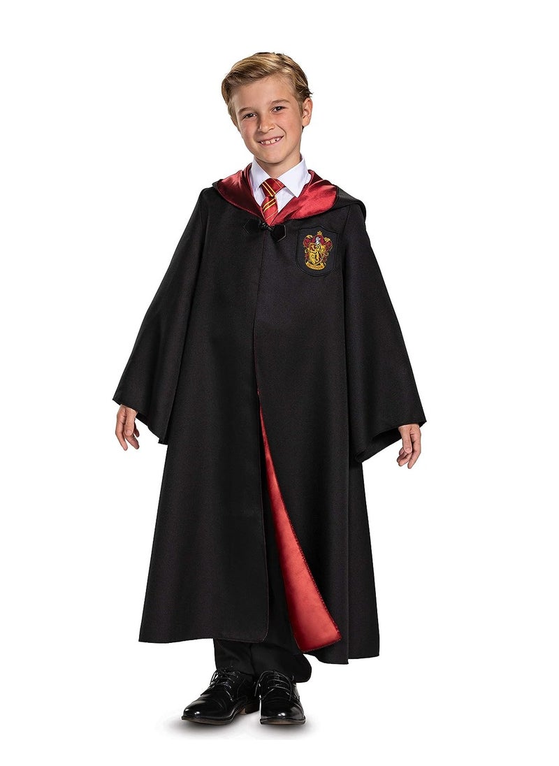 YelaJoy - Harry Potter Robe, Deluxe Wizarding World Hogwarts House Themed Robes for Children, Gryffindor Dress Up Costume, Black & Red - Image 1