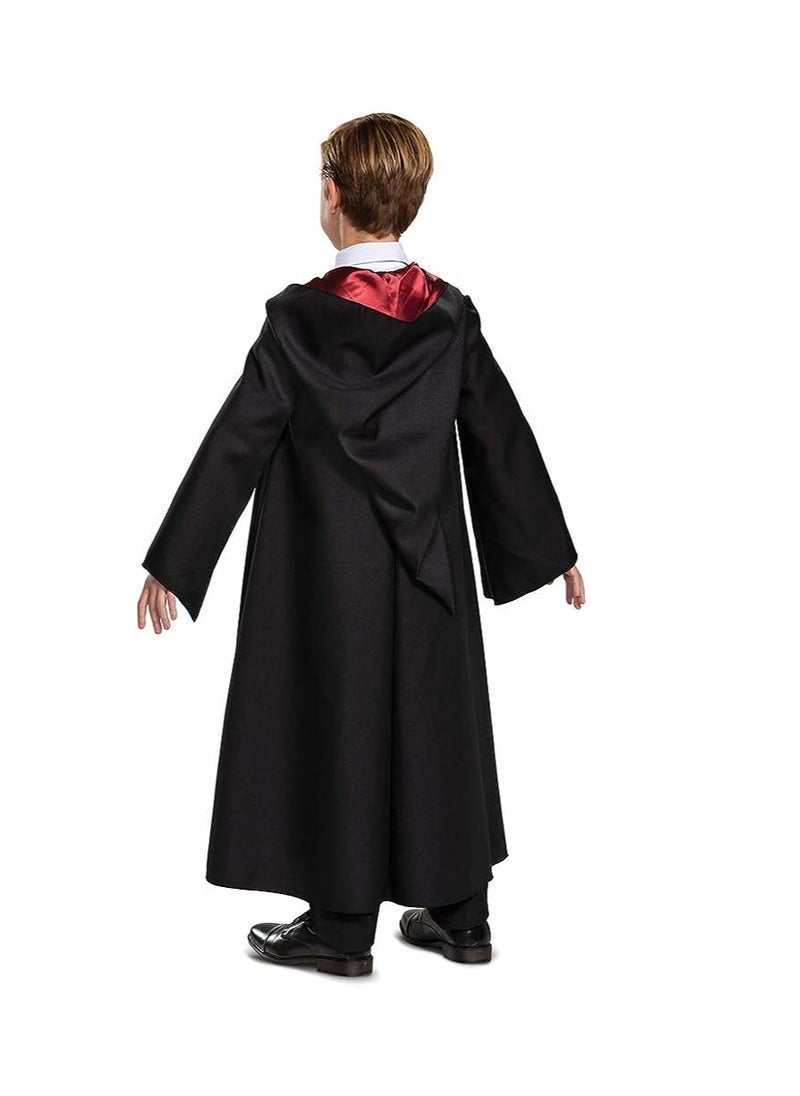 YelaJoy - Harry Potter Robe, Deluxe Wizarding World Hogwarts House Themed Robes for Children, Gryffindor Dress Up Costume, Black & Red - Image 1