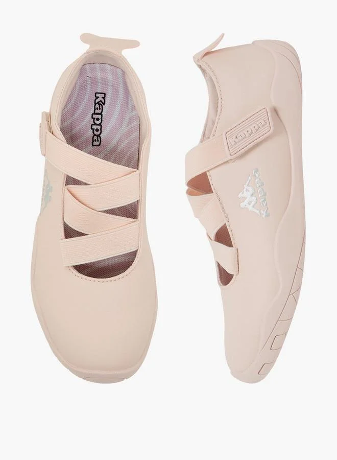 Kappa Girls Cross Strap Sneakerina School Shoes
