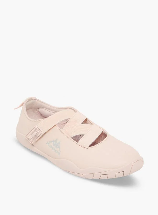 Kappa Girls Cross Strap Sneakerina School Shoes