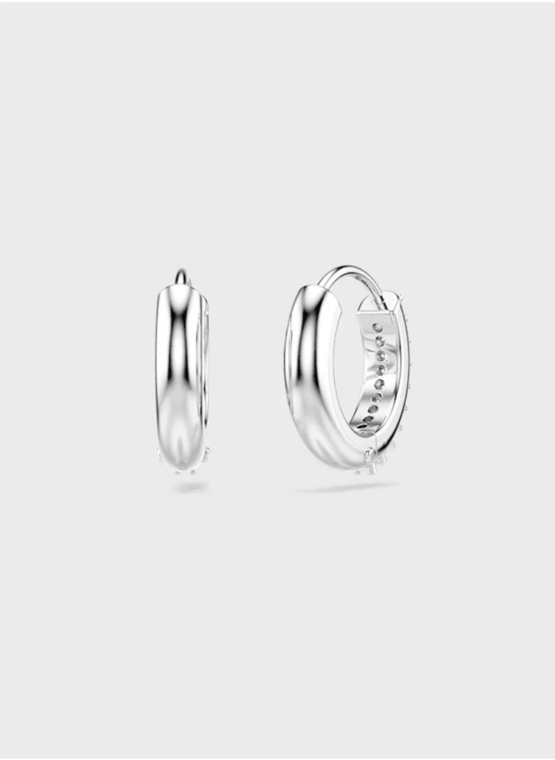 SWAROVSKI Matrix Stone Detail Hoop Earrings