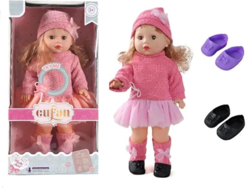 باير دمية بول من مادة البولي فينيل كلوريد مقاس 16 بوصة مع صوت Ic دمية طفل صغيرة ألعاب للأطفال مع صوت Ic