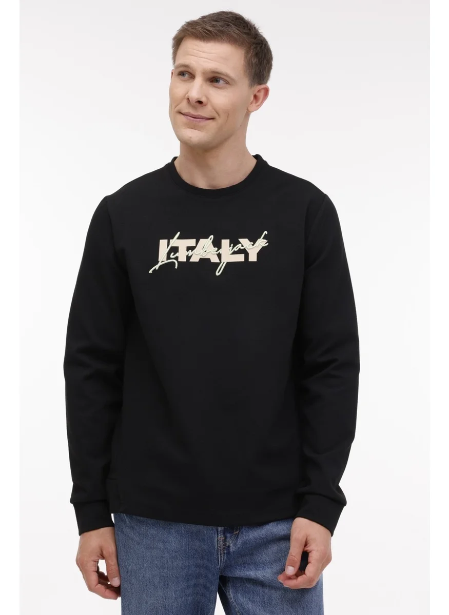 لامبرجاك ml Zuhn 16ITL521 4pr Black Men's Sweatshirt