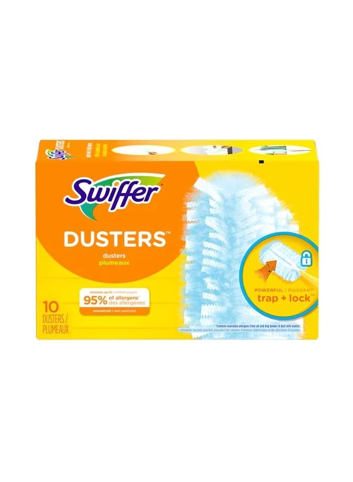Swiffer Swiffer Dusters Refill for Cleaning, Feather & Microfiber Duster Alternative, Unscented, 10 count.  - Image 1