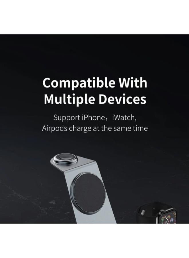 Maxco 3 in 1 Multi-Function Wireless Charger 15W MW05 - Image 3