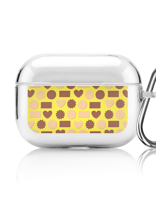 Classic Clear printed Case for Apple AirPods Pro 2nd Generation Thin Transparent Cover [Designed for Apple AirPods Pro 2nd Generation] - Hearty Biscuits