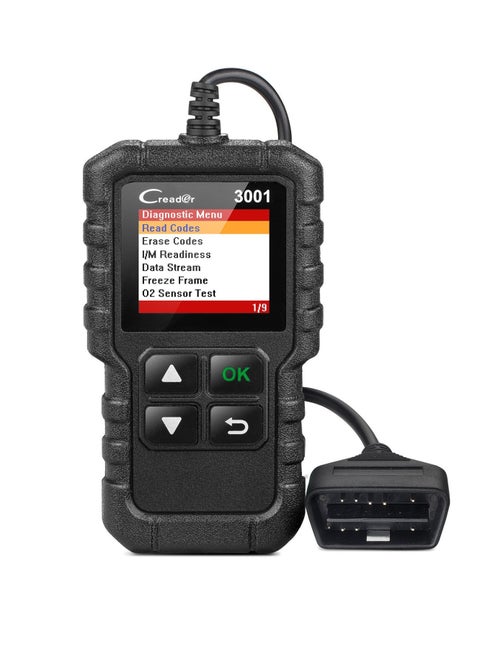 LAUNCH Creader 3001 OBD2 Scanner Automotive Car Diagnostic Tool, Check Engine Light O2 Sensor Systems OBD Code Readers Scan Tools